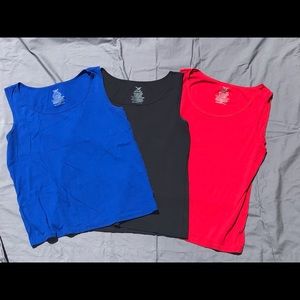 3-pack ribbed tank top
